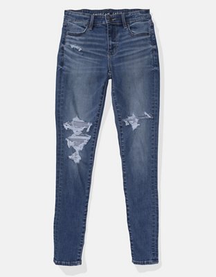 Lexie Shop - AE Dream Jean Jegging (Jeanနဲ့ jegging ပုံရောစပ်ချုပ်) Super  Indigo $49