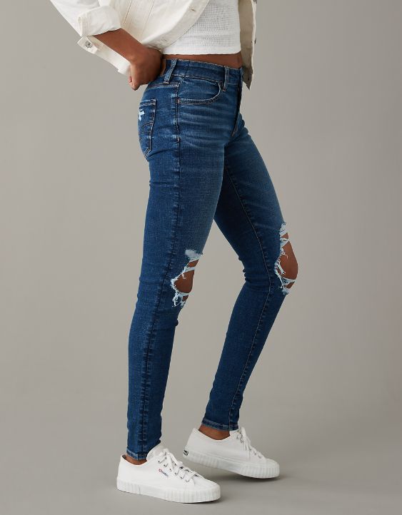 AE Next Level Low-Rise Ripped Jegging