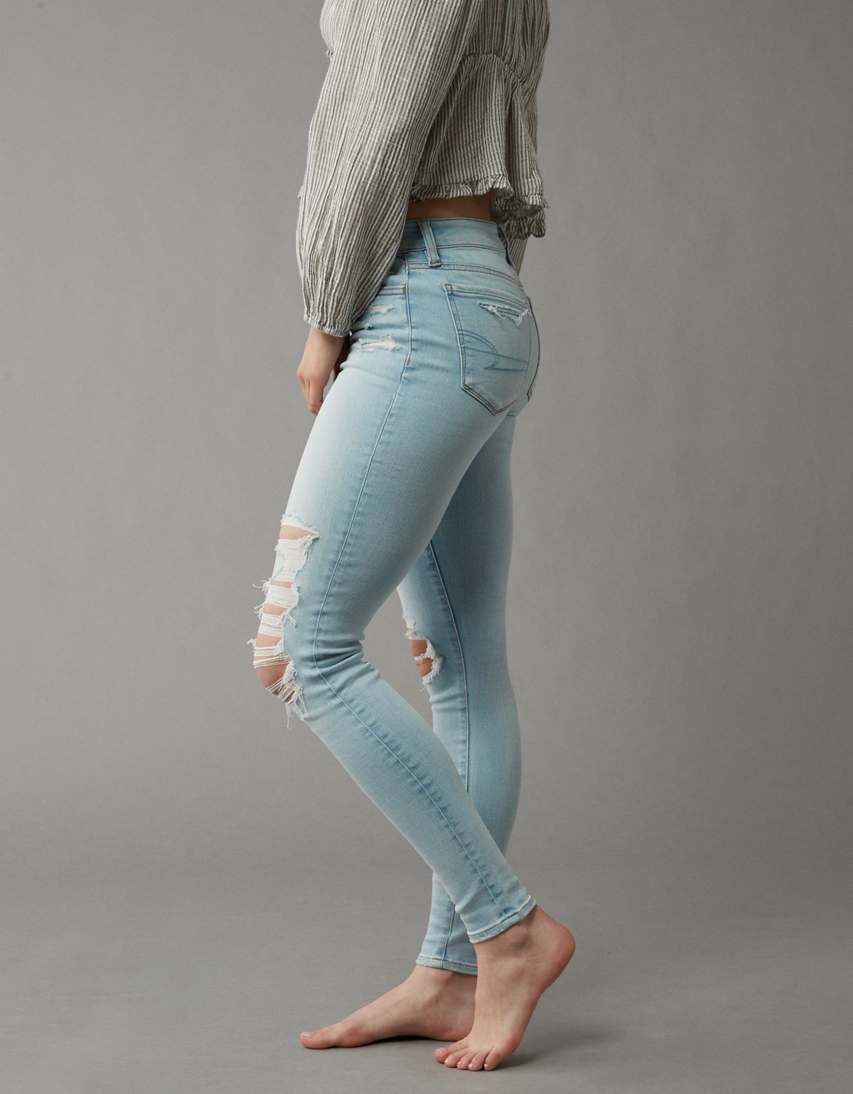 AE Next Level Low-Rise Ripped Jegging - image 5