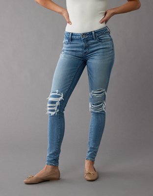 Jeggings a taille basse pour femmes American Eagle