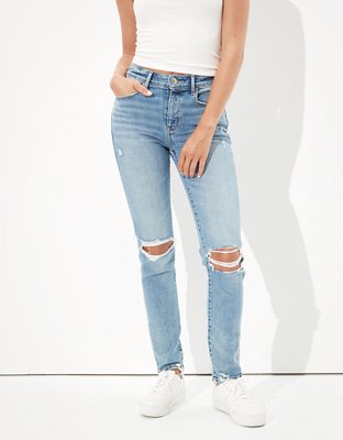 Ae Ripped High Waisted Skinny Jean