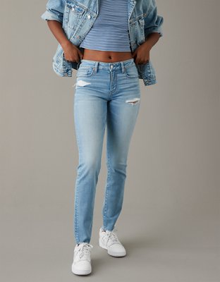 Hollister Low rise jean leggings size 3 L