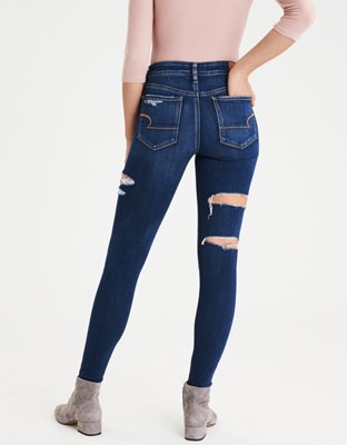 Женские джинсы American Eagle AE Denim X Seamless High-Waisted Jegging — фото 2