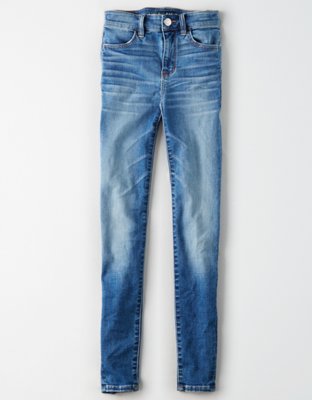 american eagle back ripped jeans