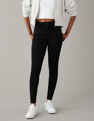 Las mejores ofertas en Pantalones Ajustados American Eagle Outfitters Negro  para Mujeres
