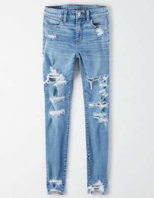 american eagle cool torn jeans