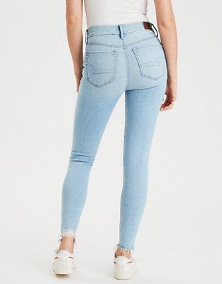 Женские джинсы American Eagle AE Lu(x)e Ripped High-Waisted Jegging — фото 2