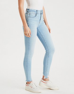 Женские джинсы American Eagle AE Lu(x)e Ripped High-Waisted Jegging — фото 4