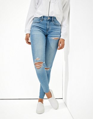 Женские джинсы American Eagle AE Pride Ne(x)t Level Ripped High-Waisted Jegging — фото 2