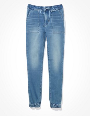 Женские джинсы American Eagle AE Ne(x)t Level Soft Knit High-Waisted Jegging Jogger — фото 3