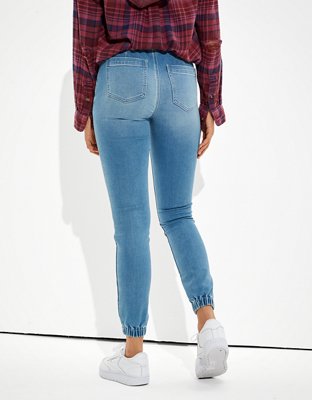 Женские джинсы American Eagle AE Ne(x)t Level Soft Knit High-Waisted Jegging Jogger — фото 2