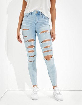 AE Forever Soft Ripped High-Waisted Jegging