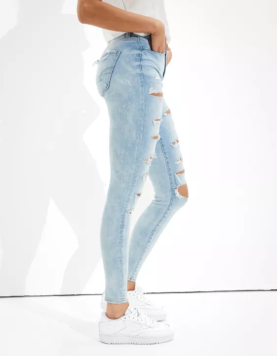 AE Forever Soft Ripped High-Waisted Jegging