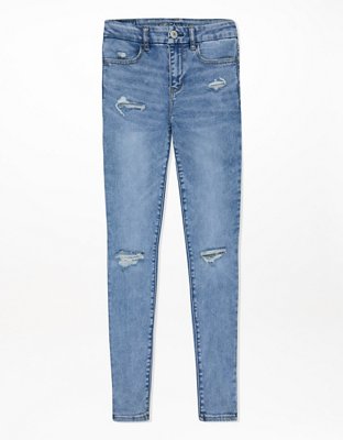 AE High-Waisted Jegging con rasgados
