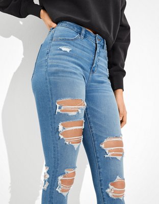 Женские джинсы American Eagle AE Dream Ripped High V-Rise Jegging — фото 6