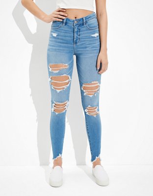 AE Dream Ripped Low-Rise Jegging, 53% OFF