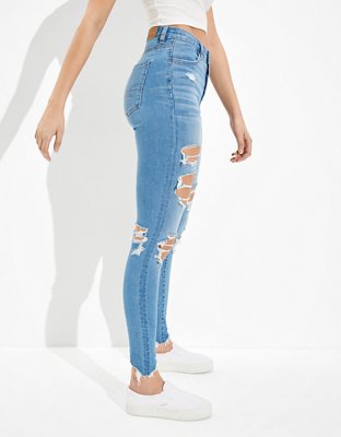 Женские джинсы American Eagle AE Dream Ripped High V-Rise Jegging — фото 4