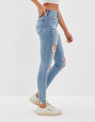AE Real Good Upcycled Ne(x)t Level Ripped High-Waisted Jegging