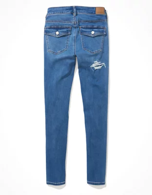 AE Ne(x)t Level Patched High-Waisted Jegging