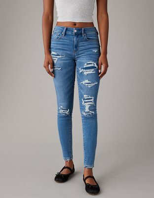 AE Next Level Low-Rise Ripped Jegging