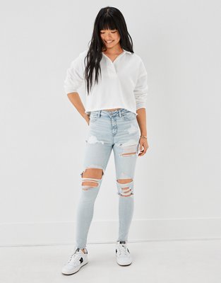 AE Next Level High-Waisted Jegging  Women jeans, Leggings are not pants,  American eagle jeggings