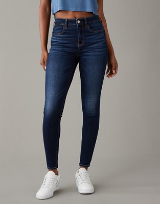 American eagle jeans store women's high rise