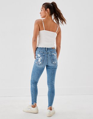 Женские джинсы American Eagle AE Ne(x)t Level Ripped High V-Rise Jegging — фото 2