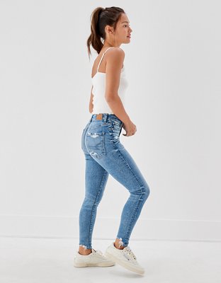 Женские джинсы American Eagle AE Ne(x)t Level Ripped High V-Rise Jegging — фото 4