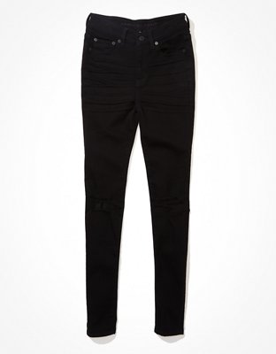 Black Ripped High Waisted Jeggings