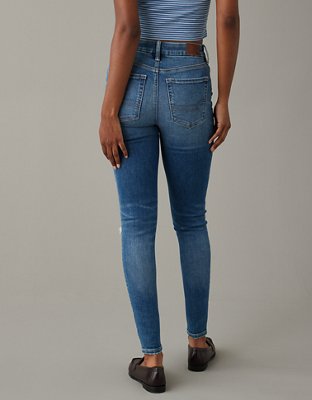 Женские джинсы American Eagle AE Luxe Ripped High V-Rise Jegging — фото 2