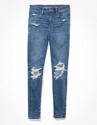 AE Next Level Ripped High-Waisted Jegging Crop