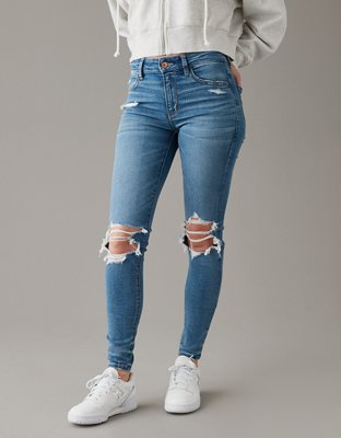 AE Next Level Ripped Super High-Waisted Jegging