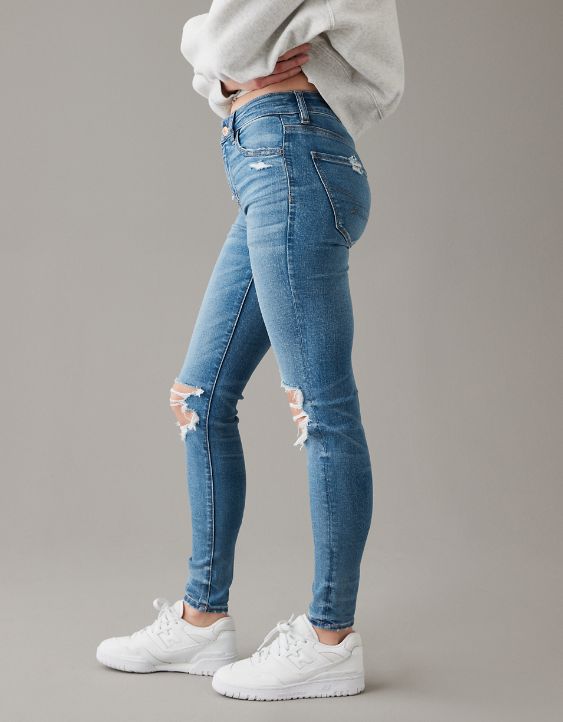 AE Next Level Ripped High-Waisted Jegging