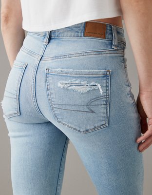 High-Waisted Level Jegging AE Curvy Ripped Next