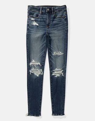 AE Next Level High-Waisted Ripped Jegging