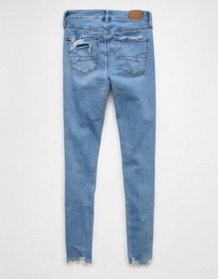 AE Next Level High-Waisted Ripped Jegging