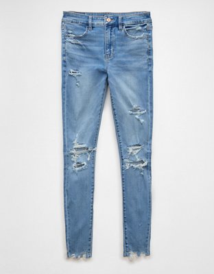 AE Next Level High-Waisted Ripped Jegging