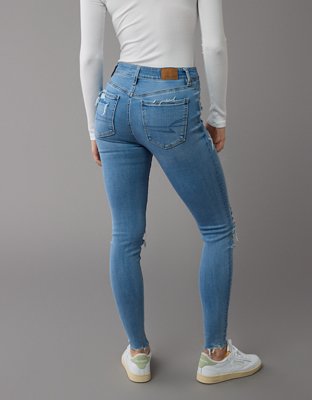 AE Next Level High-Waisted Ripped Jegging