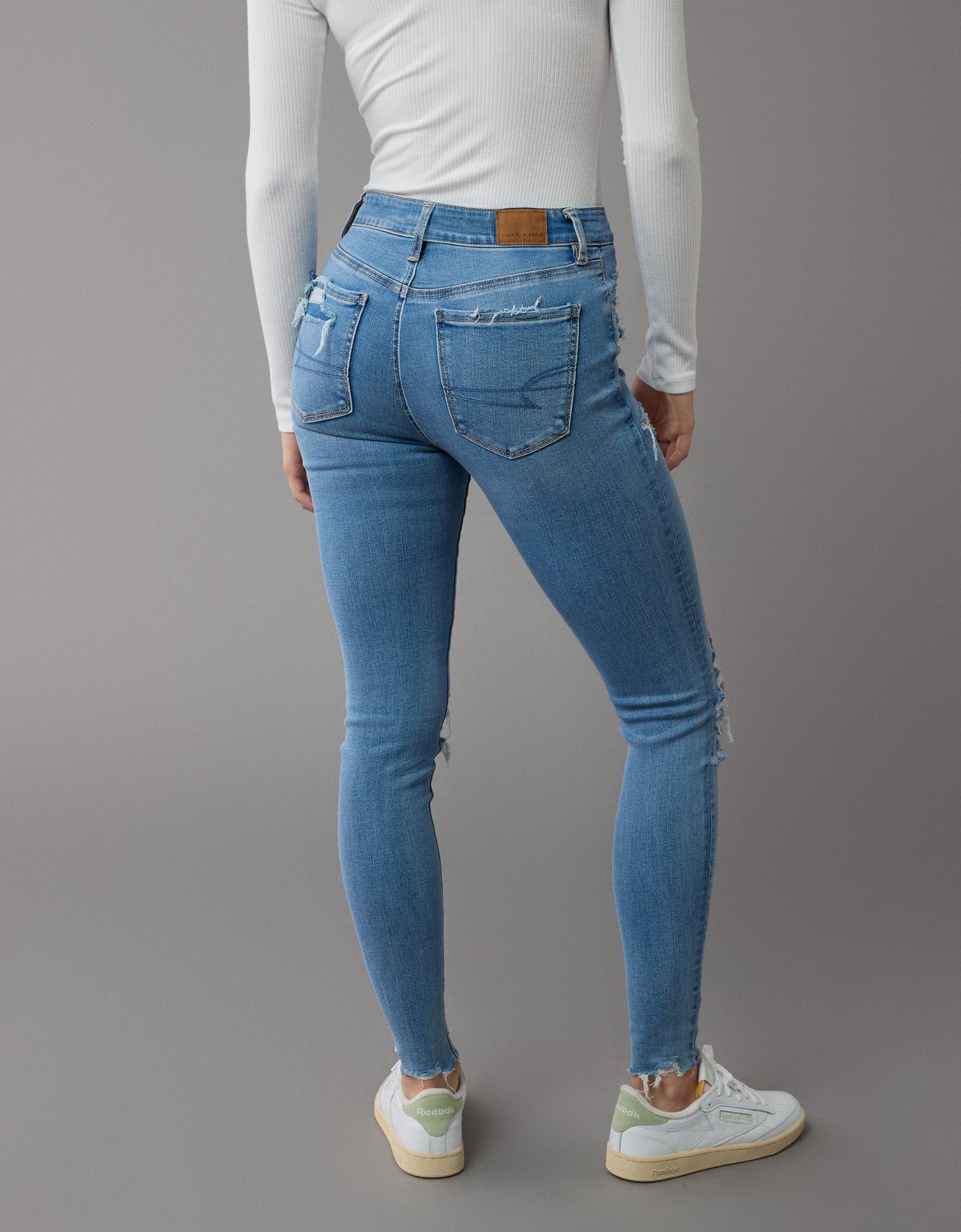 AE Next Level Ripped High-Waisted Jegging - image 2