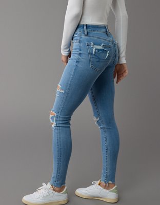 AE Next Level High-Waisted Ripped Jegging