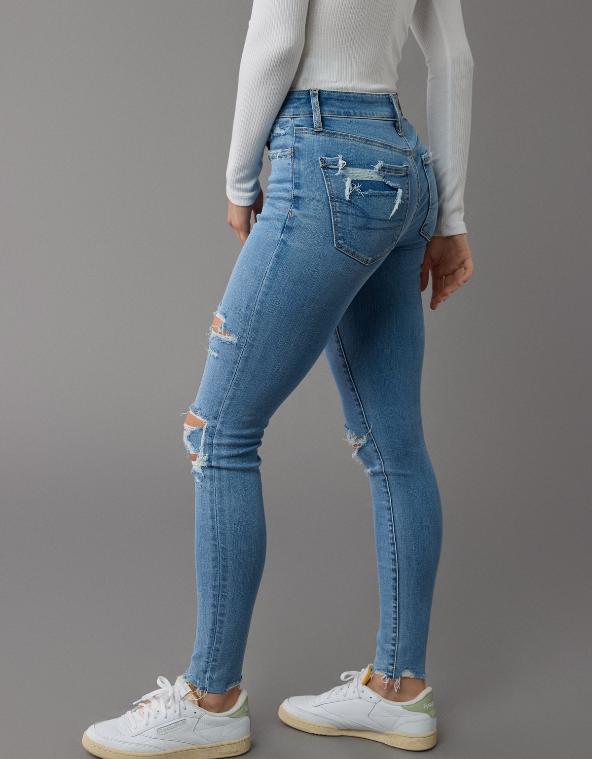 AE Next Level Ripped High-Waisted Jegging - image 5