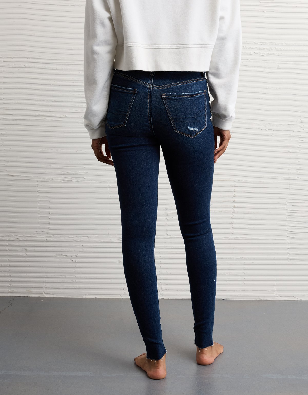 AE Next Level Ripped High-Waisted Jegging - image 2