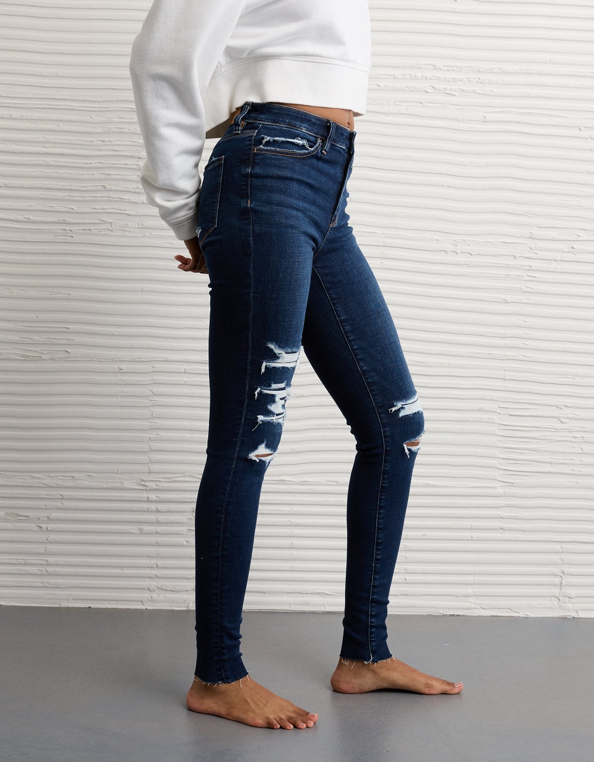 AE Next Level Ripped High-Waisted Jegging - image 5