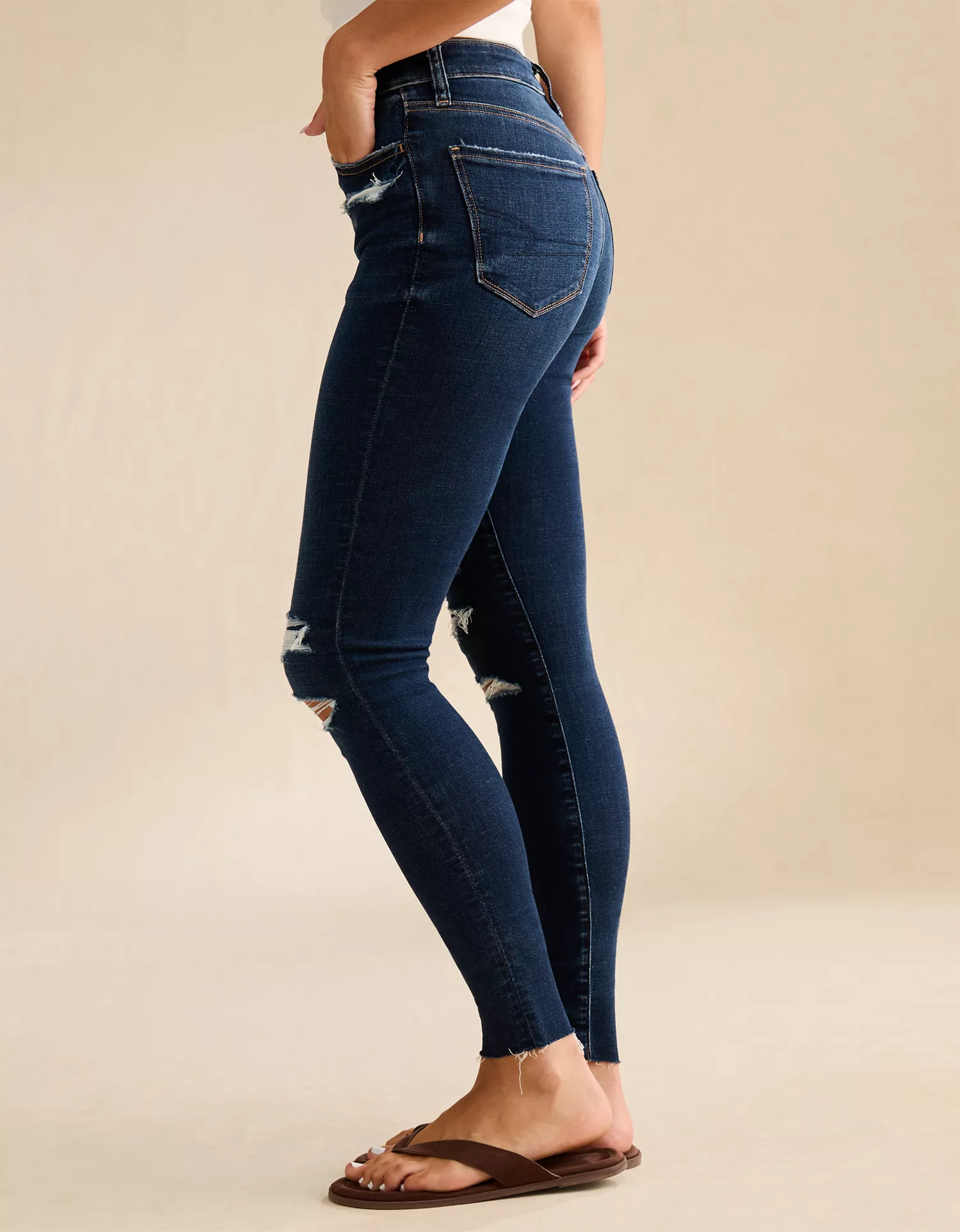 AE High-Waisted Ripped Jegging - thumbnail 5