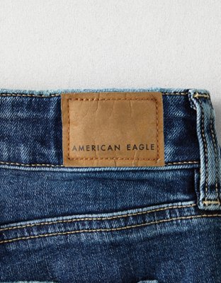Женские джинсы American Eagle AE Ripped Skinny Kick Jean — фото 5