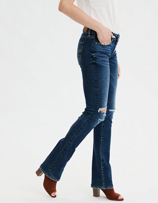 Женские джинсы American Eagle AE Ripped Skinny Kick Jean — фото 4