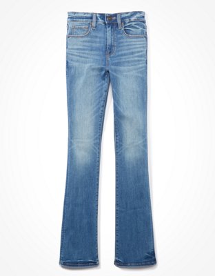 super high waisted bootcut jeans