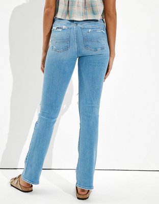 Женские джинсы American Eagle AE Ripped High-Waisted Skinny Kick Jean — фото 2