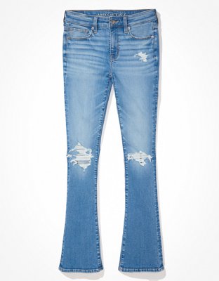 Just got these flare jeans from American Eagle in the short length