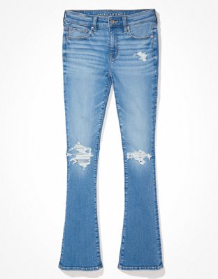 AE Stretch Low-Rise Kick Bootcut Jean